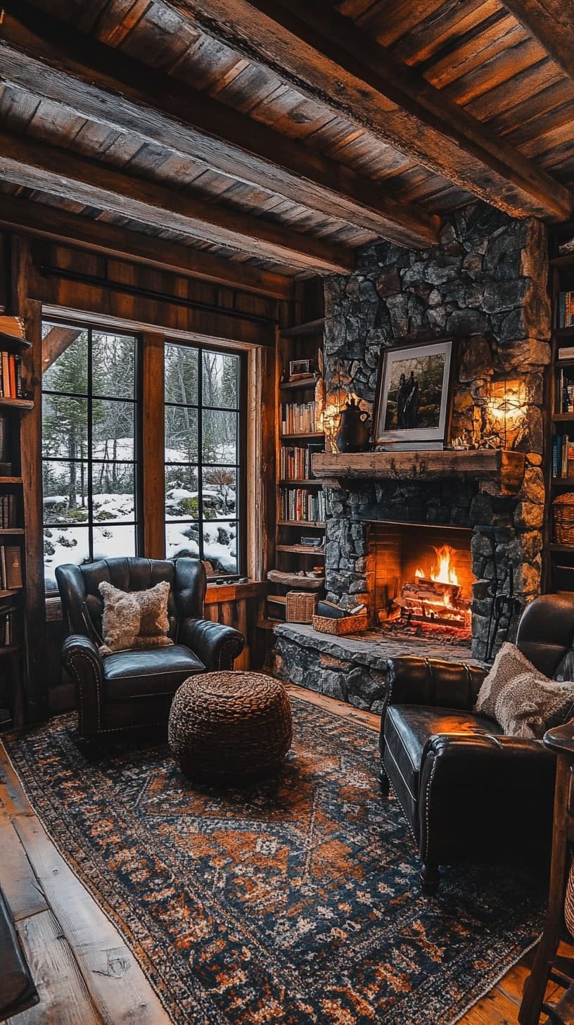 Luxury cabin interior